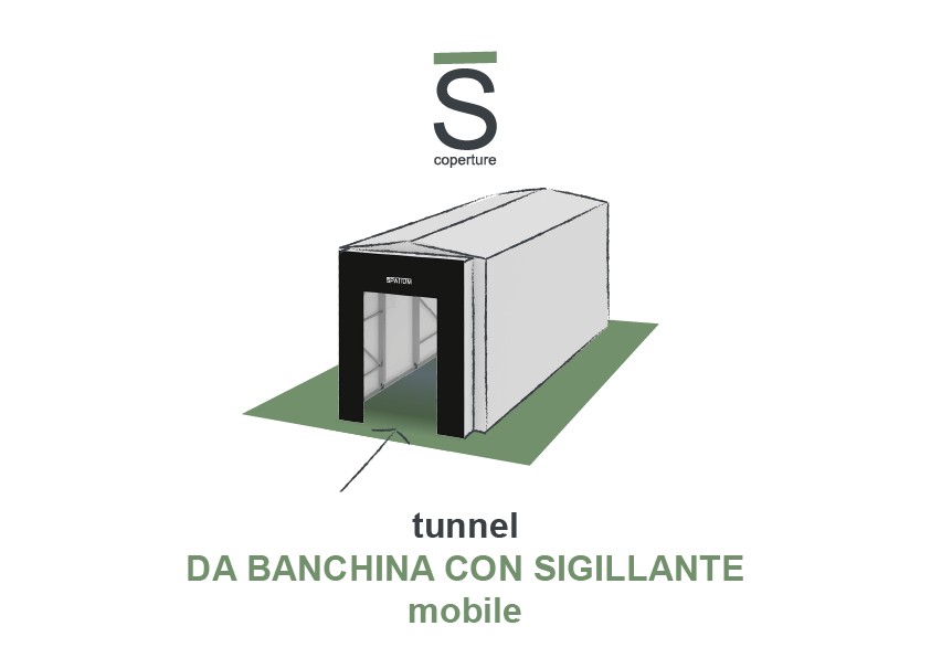 Tunnel da banchina mobile con sigillante