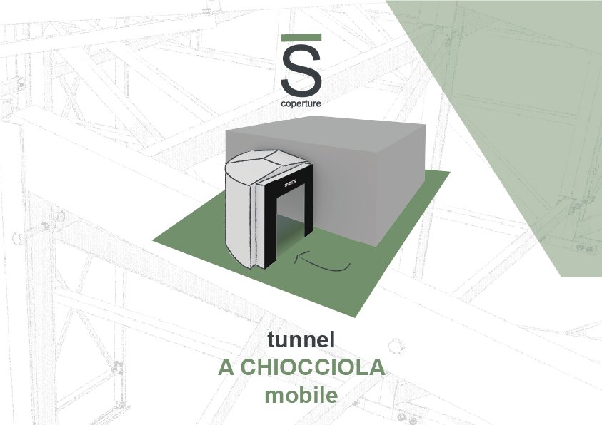 Disegno tecnico tunnel a chiocciola Disegno tecnico tunnel a chiocciola