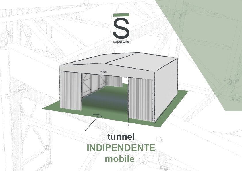 Render tunnel industriale indipendente mobile render tunnel industriale indipendente mobile